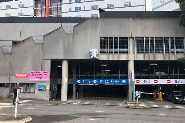 Austin Tower car park entrance